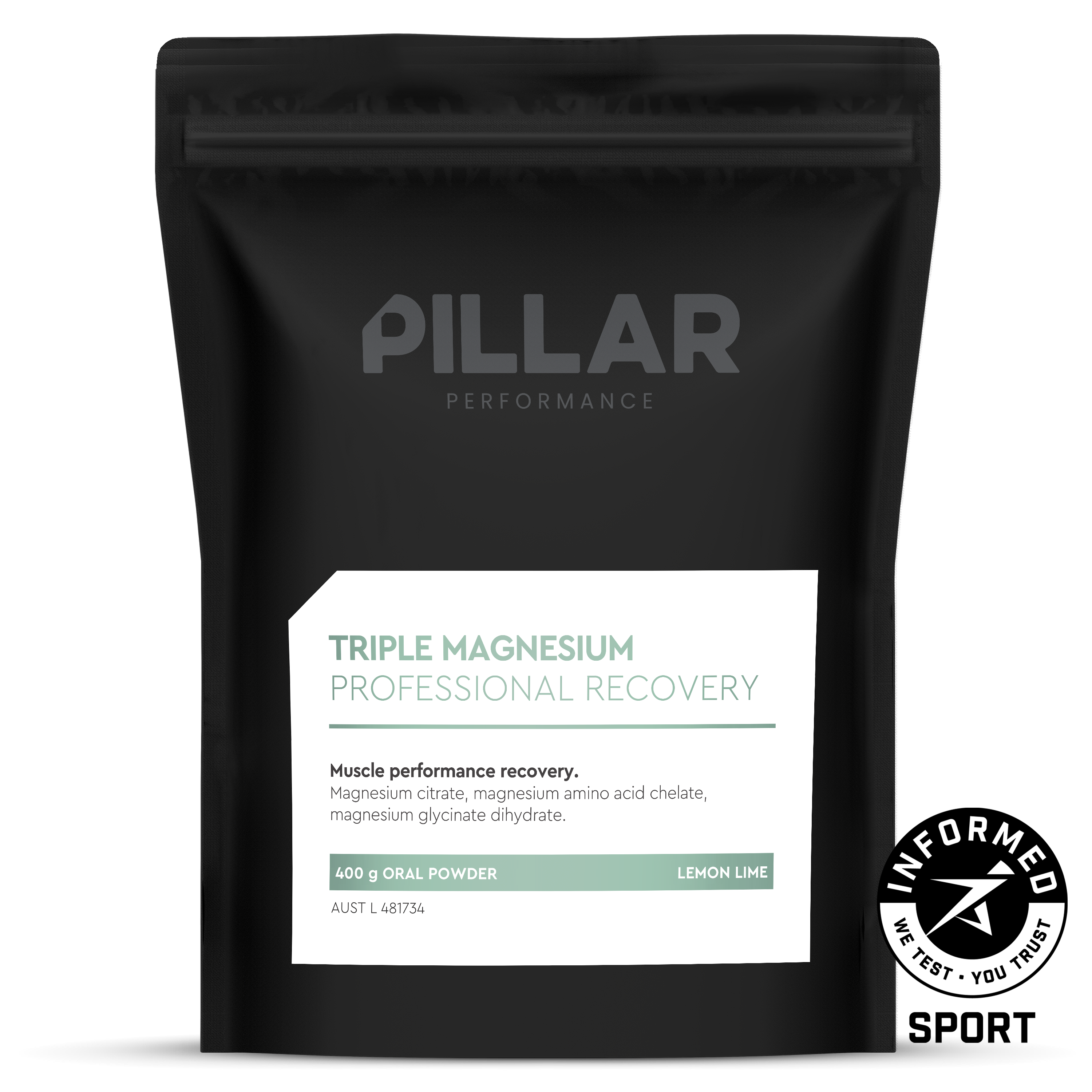 TRIPLE MAGNESIUM POWDER - LEMON LIME